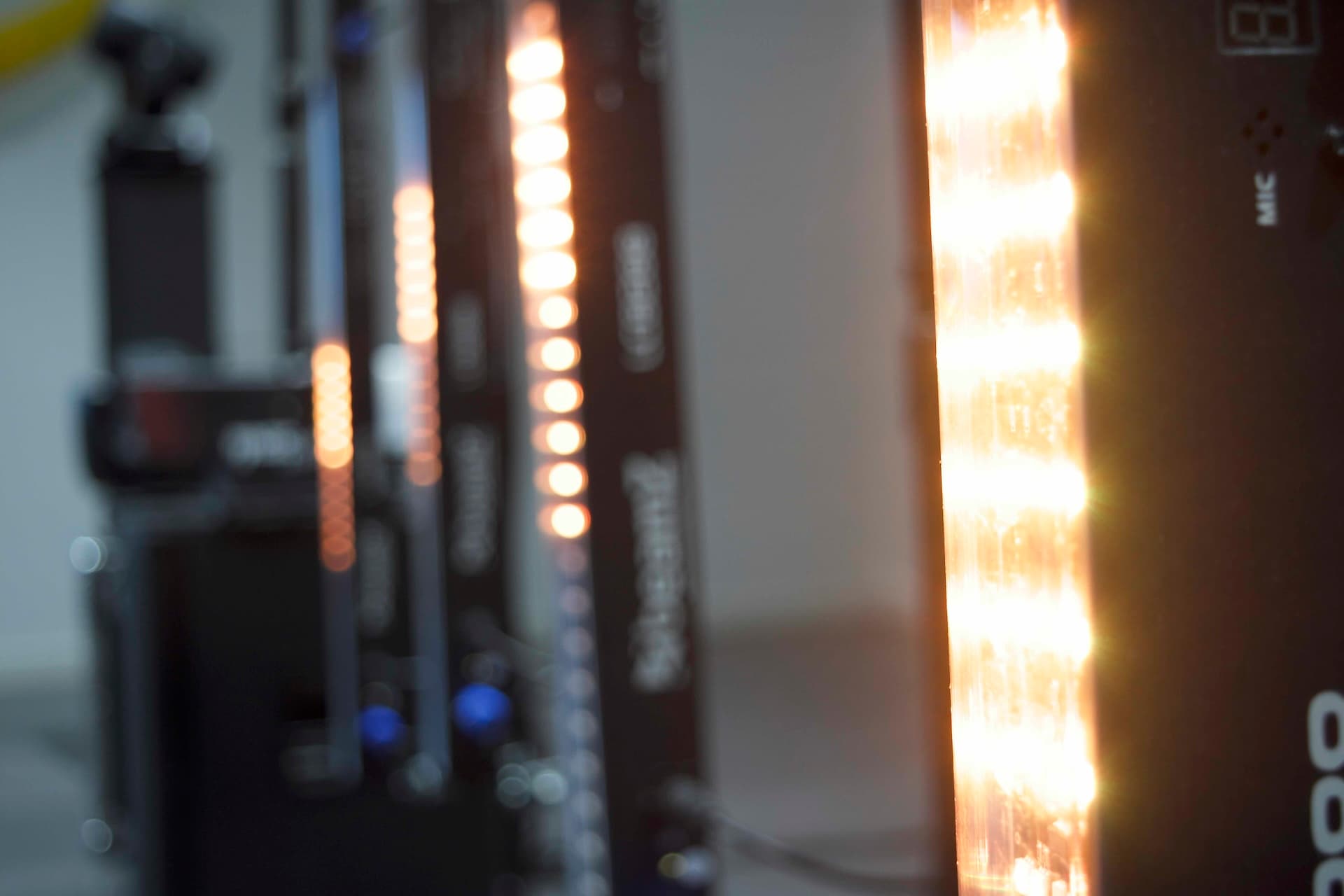 Barres LED — lumières chaudes