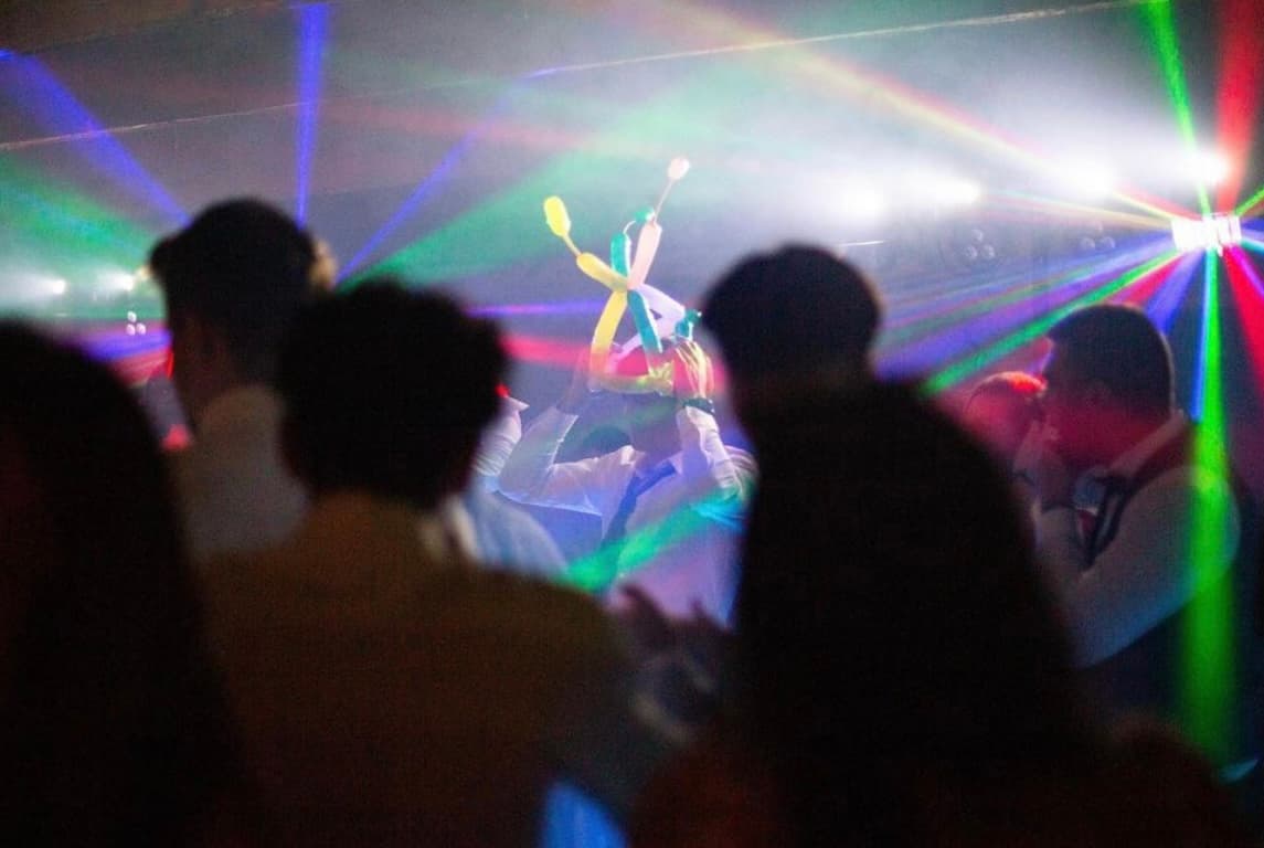 Animation DJ — soirée lasers