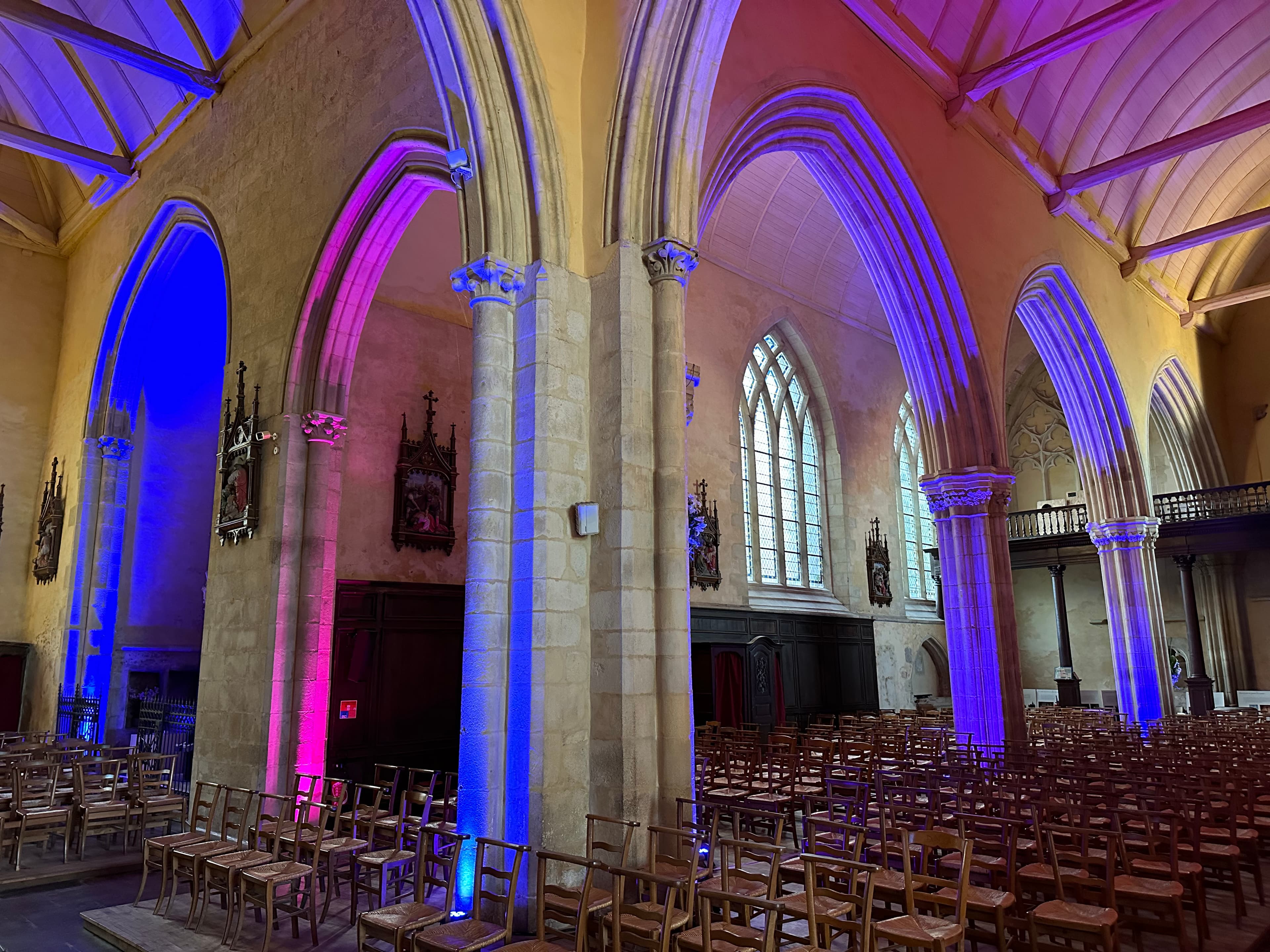 Éclairage architectural cathédrale